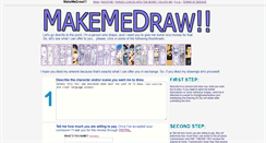 Desktop Screenshot of makemedraw.com